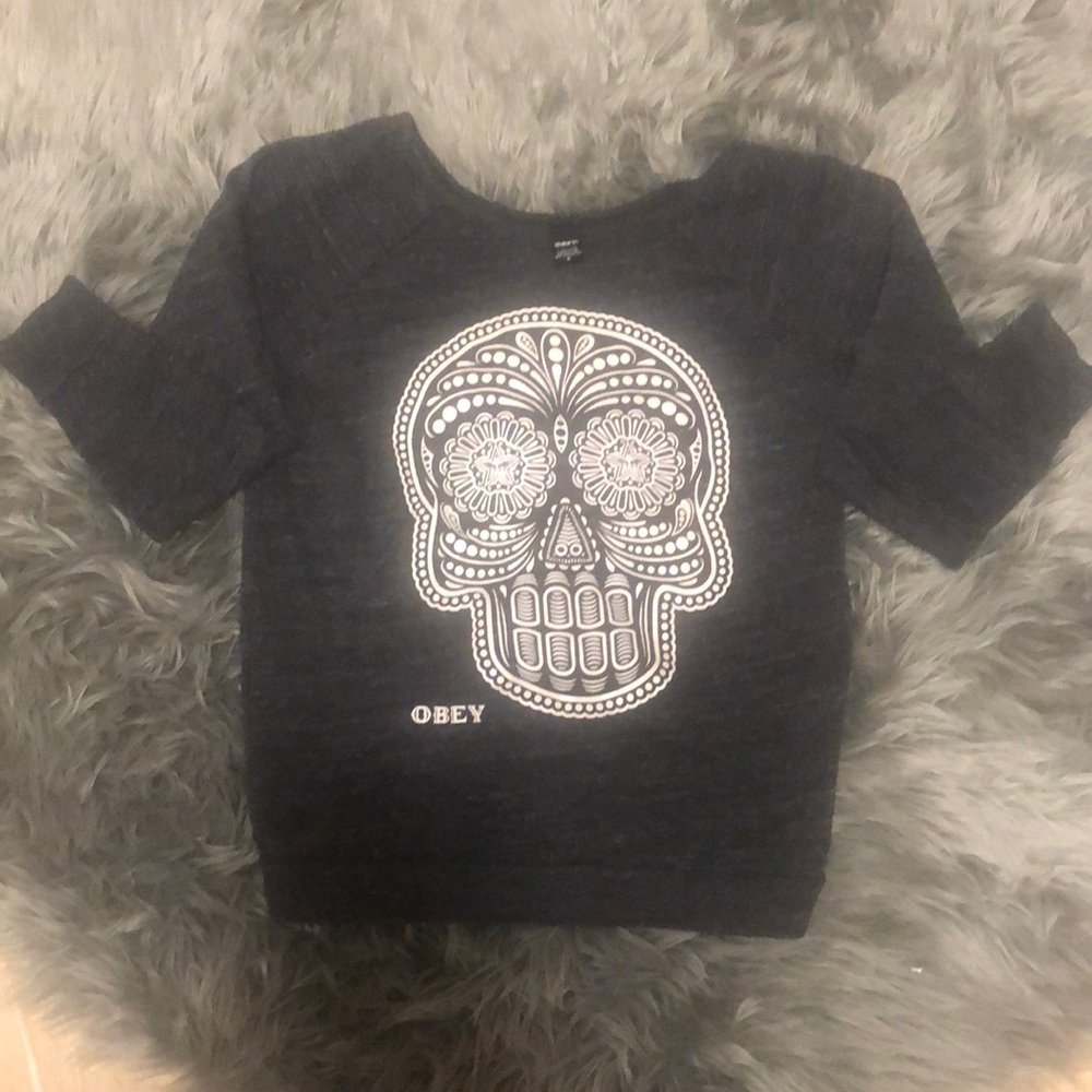 Obey Crew Neck Hoodie S NWOT